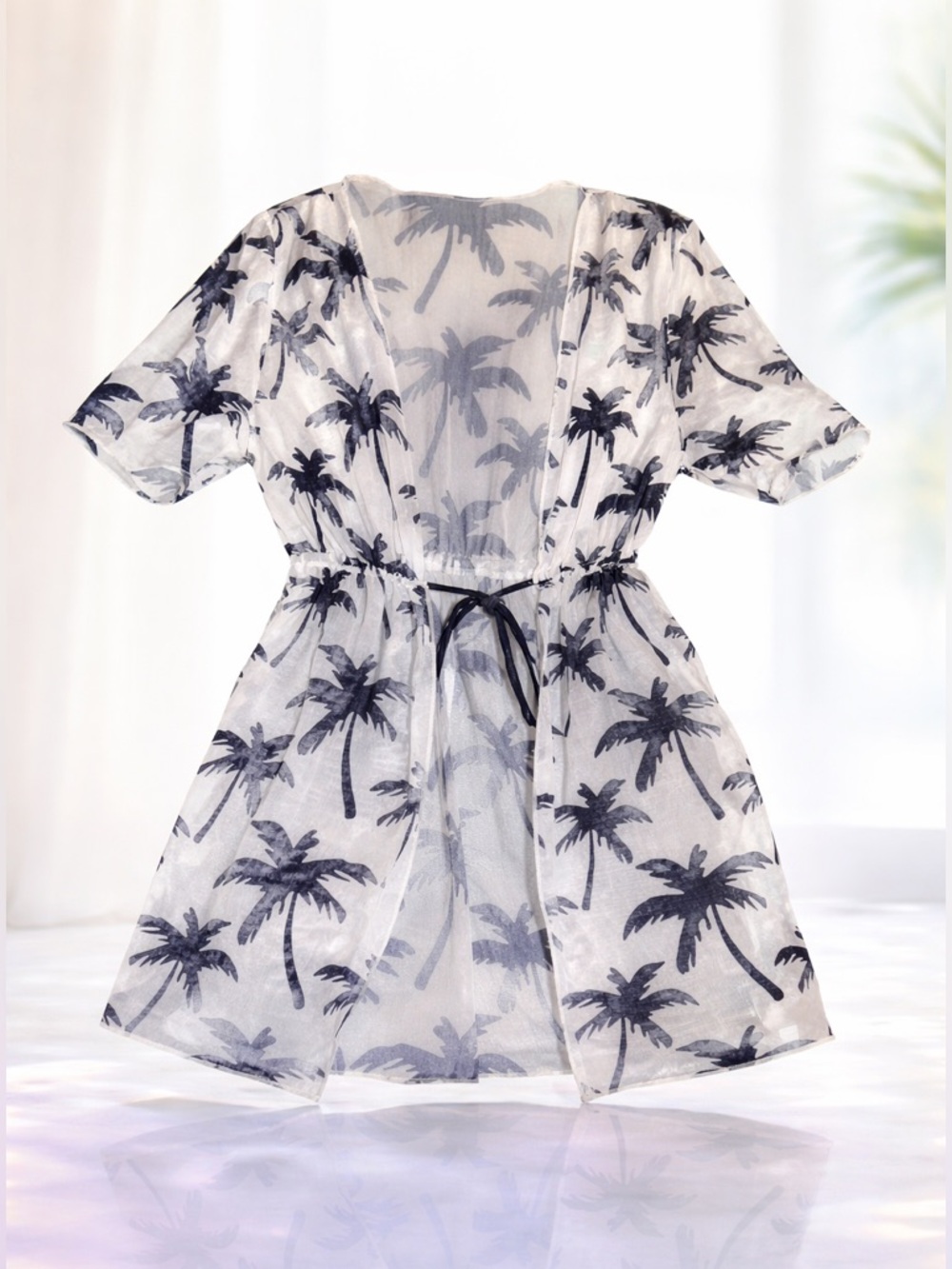 ☀️🌴 Kids Palm Tree Swim Cover-Up Kimono | Size 9Y | NWT
